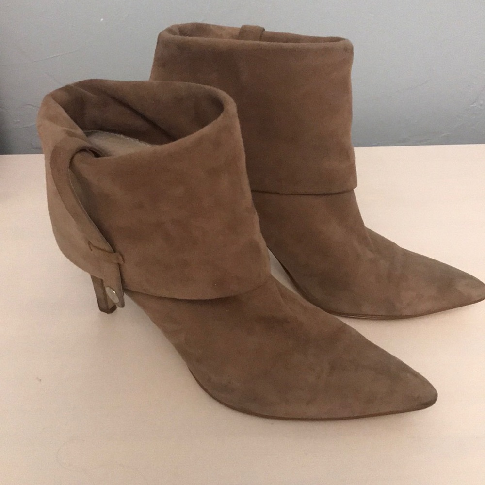 Calvin Klein Suede Booties